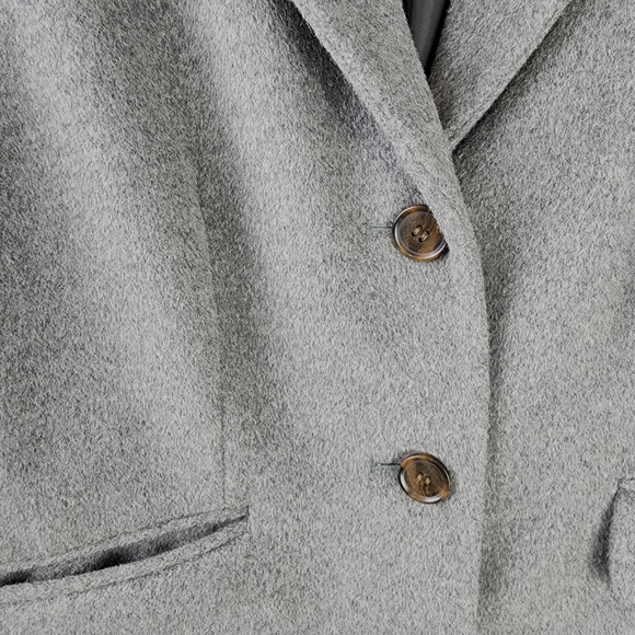 Liz Claiborne Wool Overcoat 42" 3-Button Medium - Picture 7 of 9